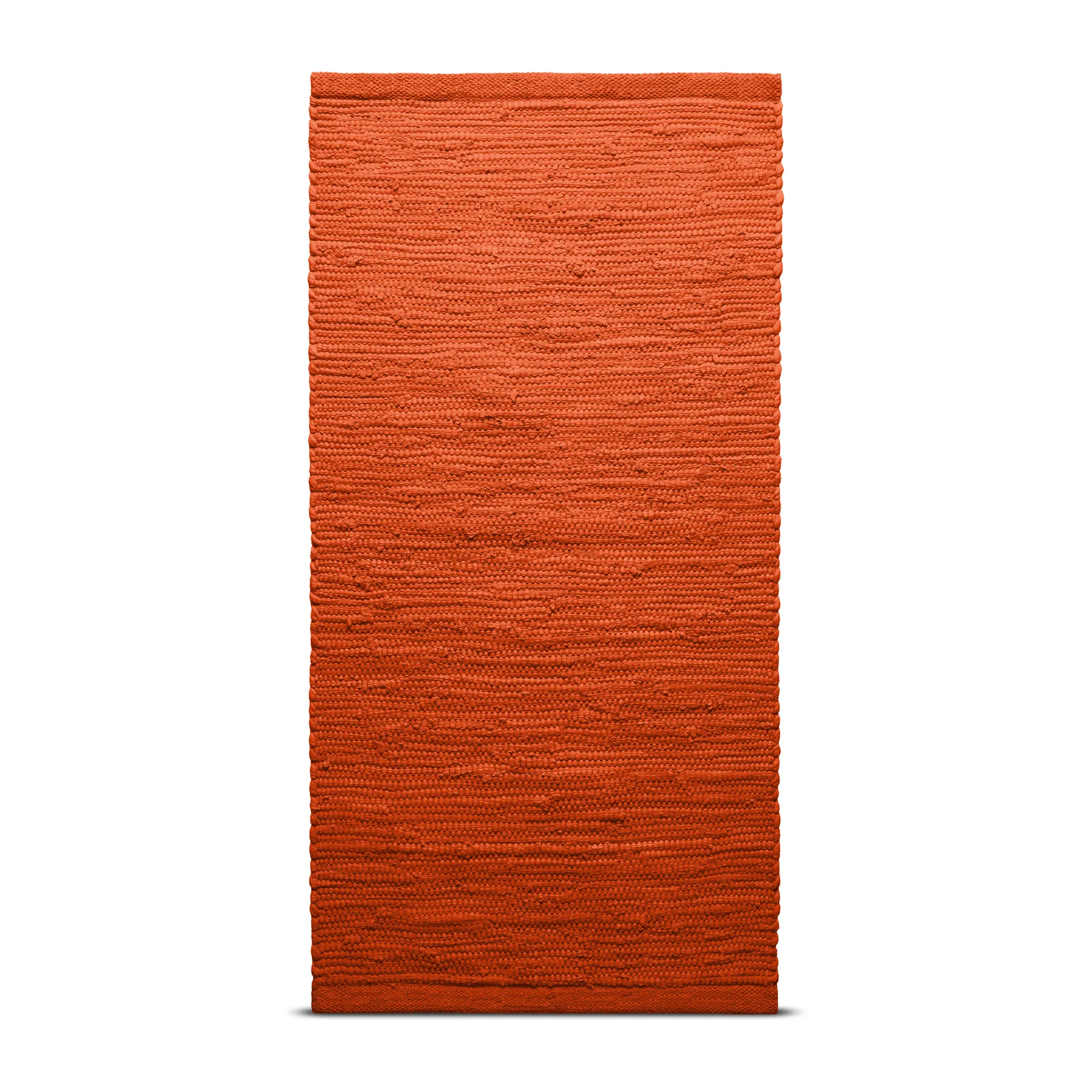 Cotton Teppich 65 x 135cm, Solar orange (orange) Rug Solid