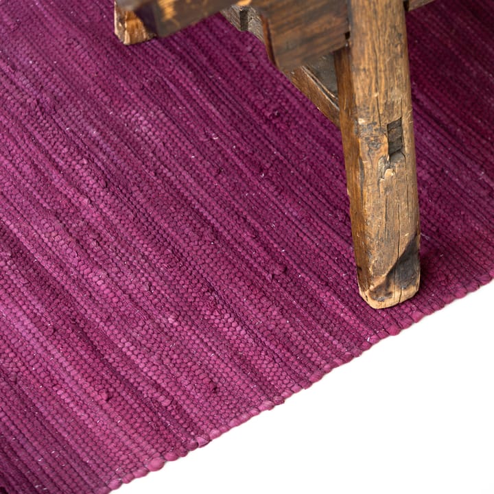 Cotton Teppich 75 x 200cm - Bold Raspberry (dunkelrosa) - Rug Solid