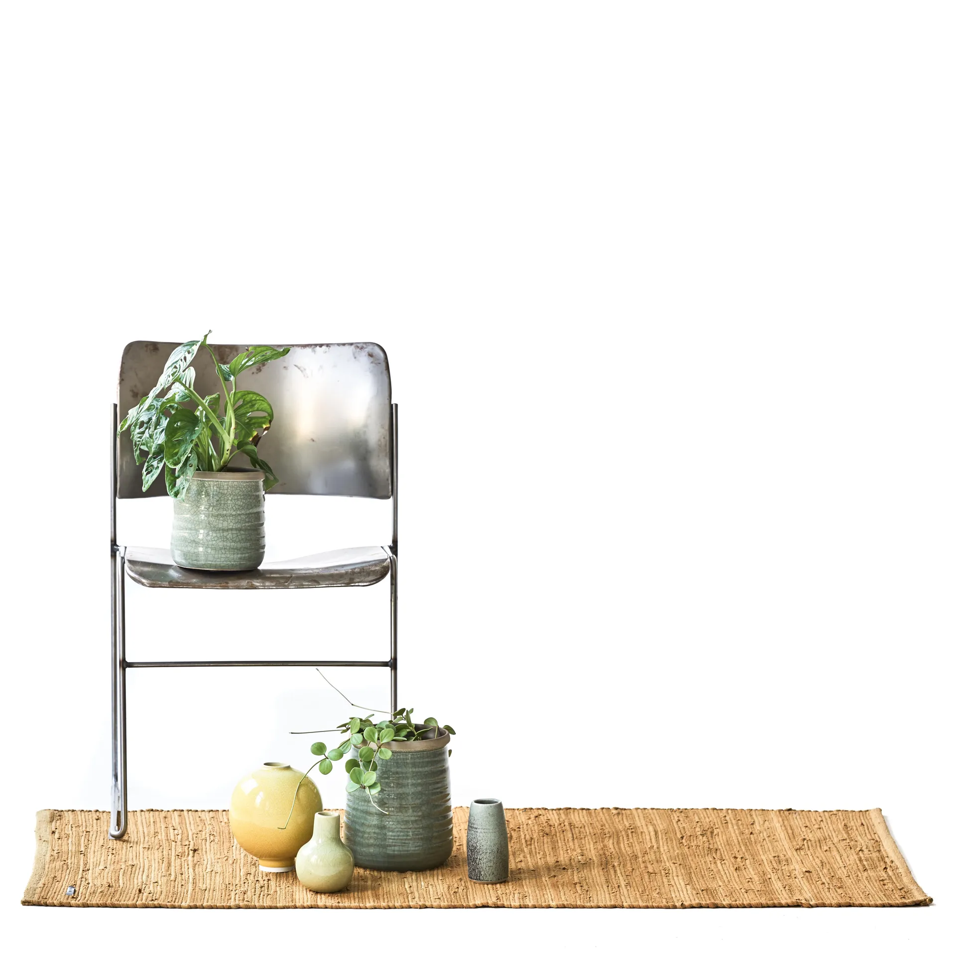 Cotton Teppich 75 x 200cm, Burnished bernstein (gelb) Rug Solid