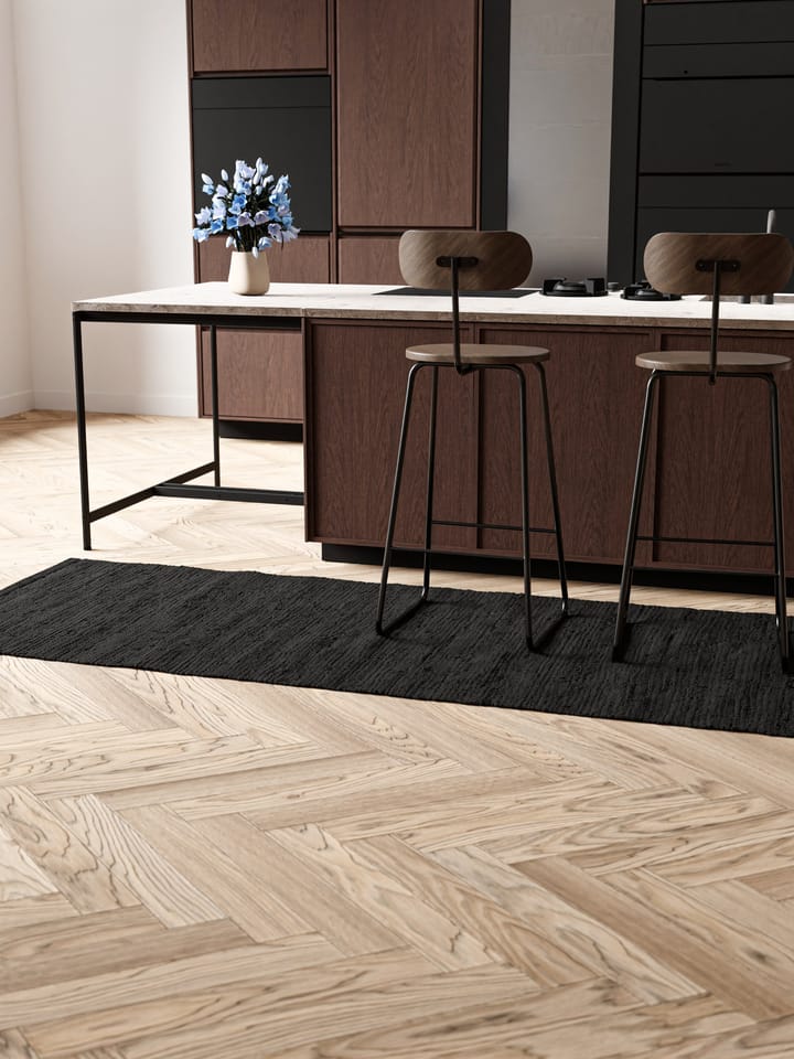 Cotton Teppich 75 x 200cm, Charcoal Rug Solid
