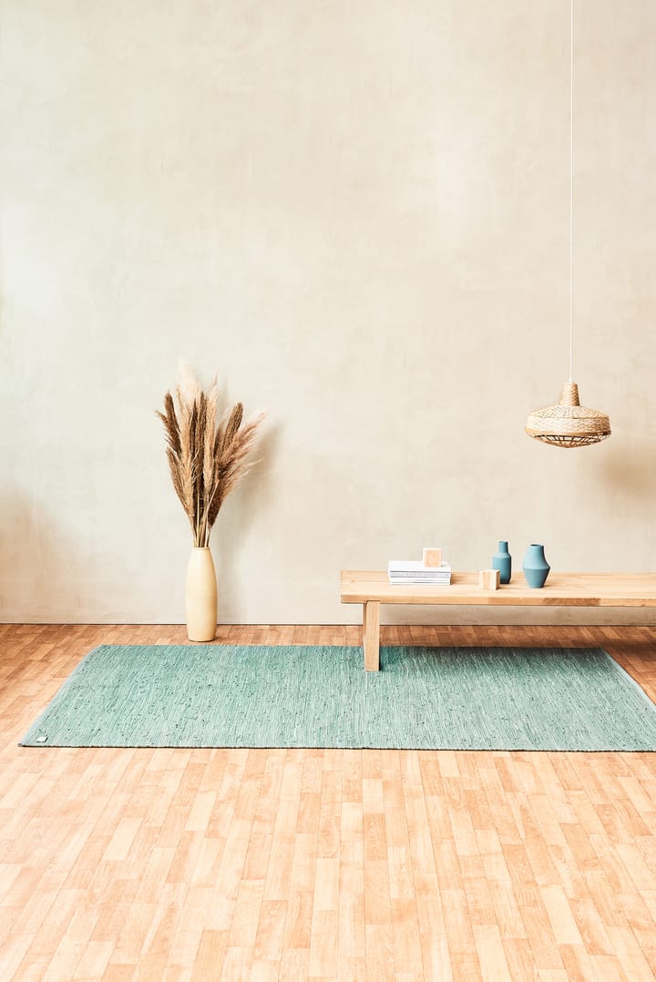 Cotton Teppich 75 x 200cm, Dusty jade (mint) Rug Solid