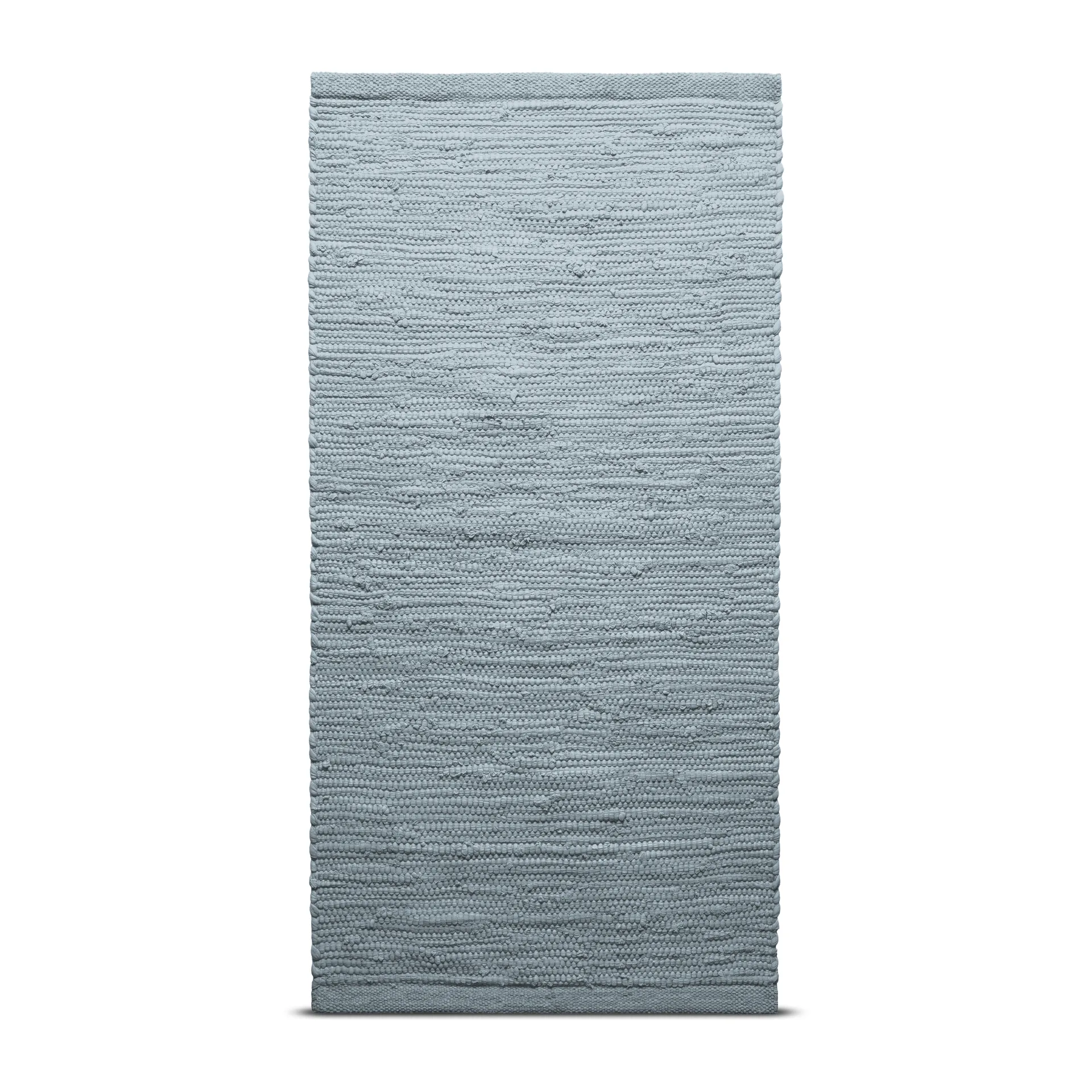 Cotton Teppich 75 x 200cm, Light grey (hellgrau) Rug Solid