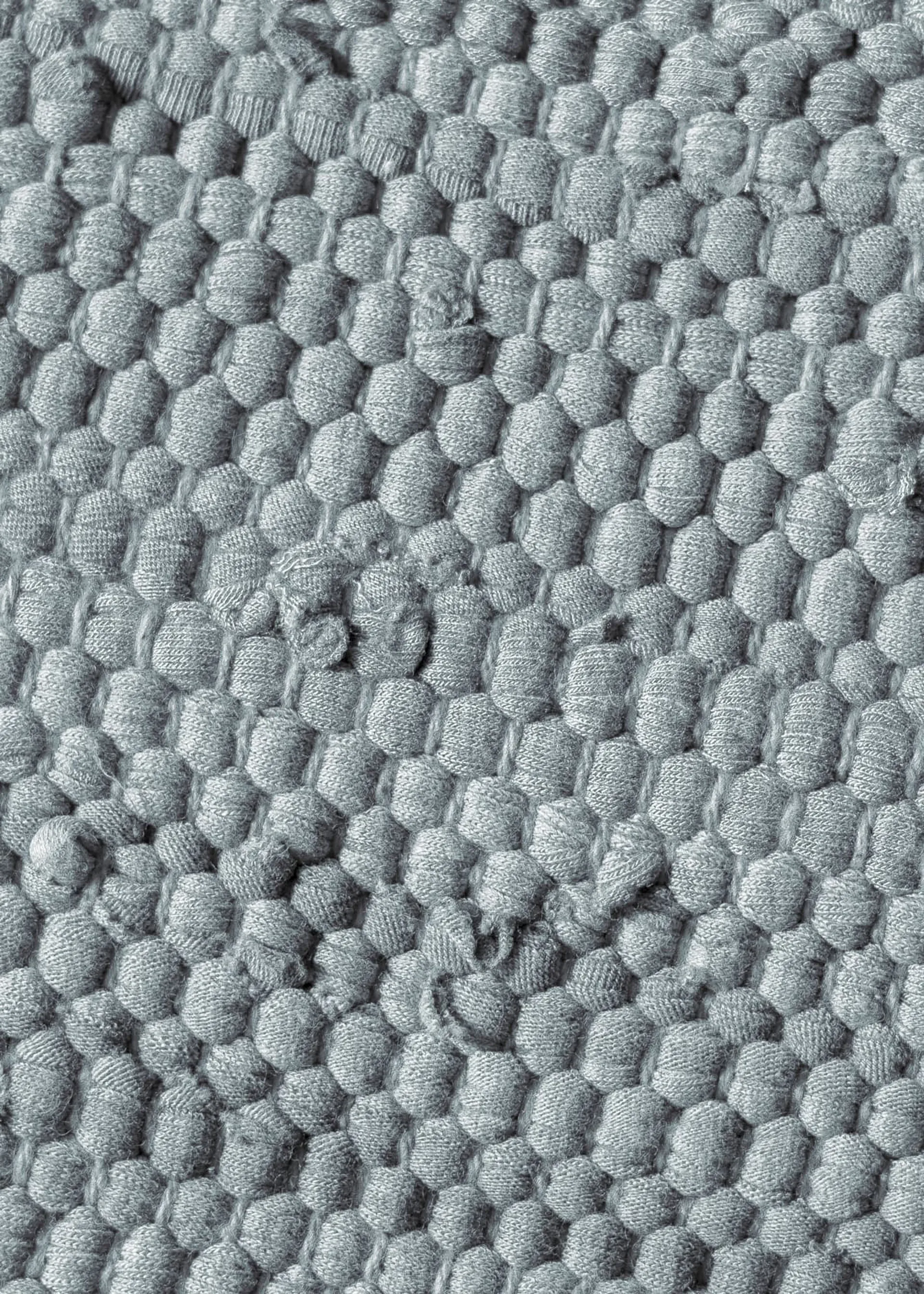 Cotton Teppich 75 x 200cm, Light grey (hellgrau) Rug Solid