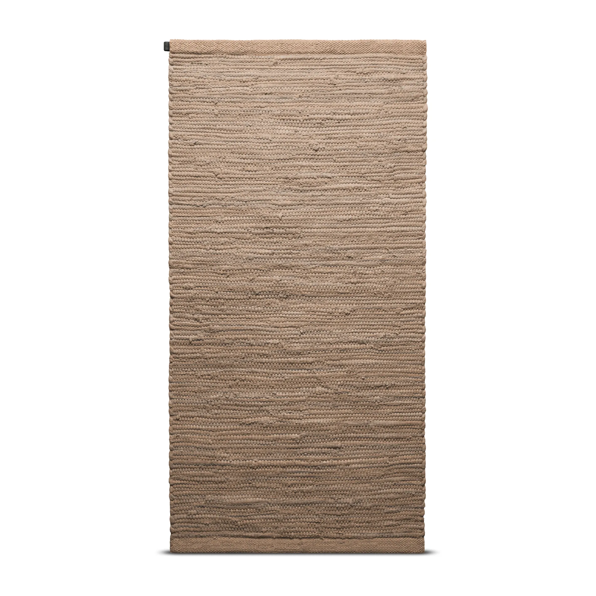 Cotton Teppich 75 x 200cm, Nougat Rug Solid