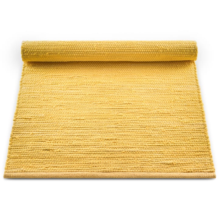 Cotton Teppich 75 x 200cm - Raincoat yellow (gul) - Rug Solid