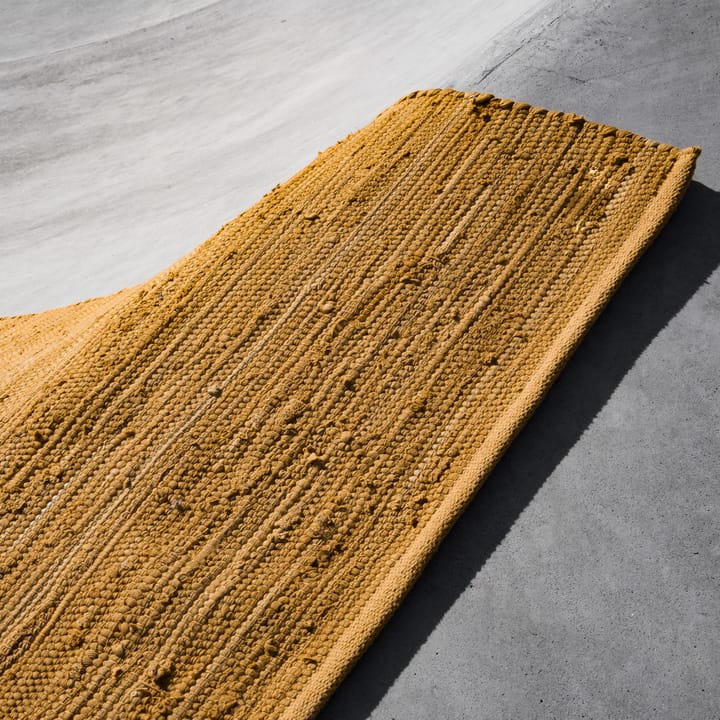 Cotton Teppich 75 x 300cm - Burnished bernstein (gelb) - Rug Solid
