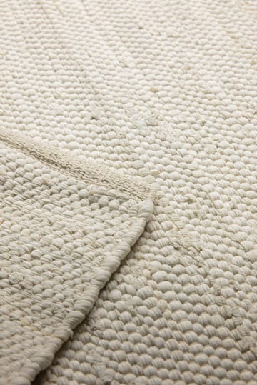 Cotton Teppich 75 x 300cm - Desert white (weiß) - Rug Solid