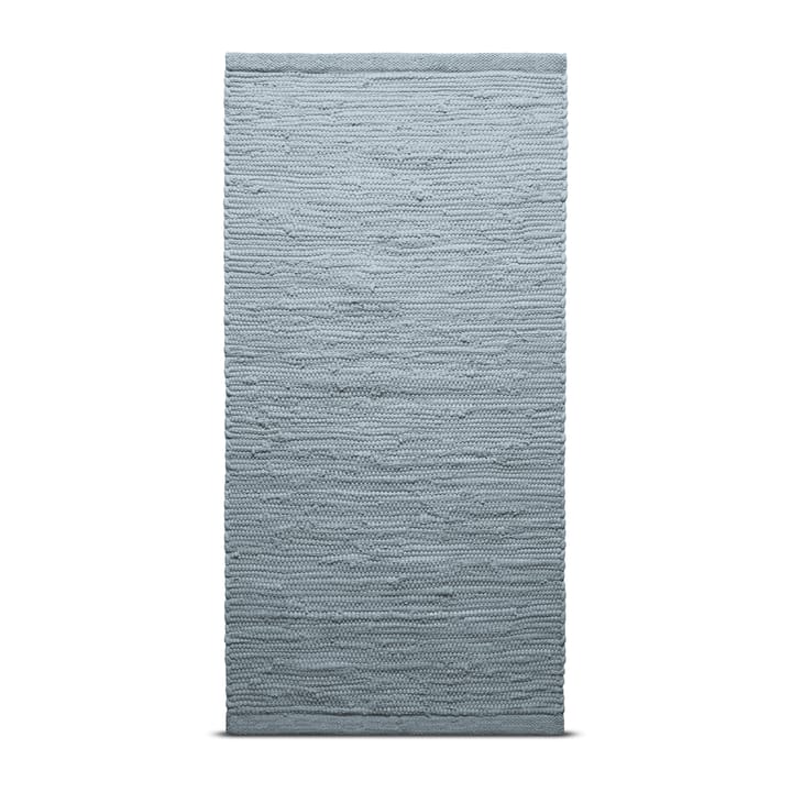 Cotton Teppich 75 x 300cm - light grey (hellgrau) - Rug Solid