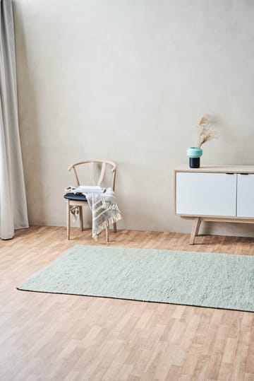 Cotton Teppich 75 x 300cm - Mint - Rug Solid