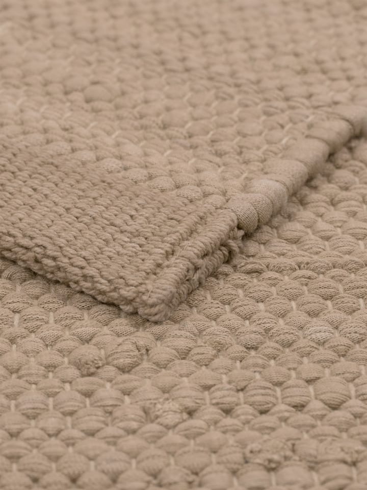 Cotton Teppich 75 x 300cm, Nougat Rug Solid