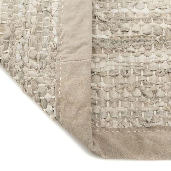 Leather Teppich 140 x 200cm, Beige Rug Solid