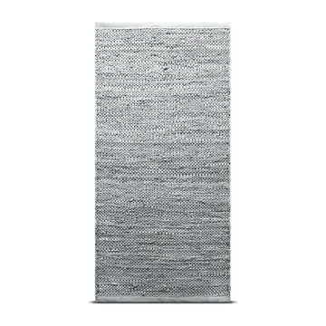 Leather Teppich 140 x 200cm - Light grey (hellgrau) - Rug Solid