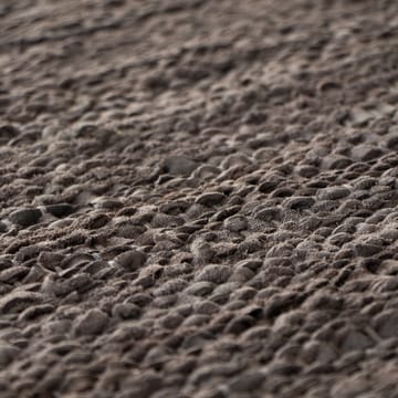 Leather Teppich 140 x 200cm - Wood (braun) - Rug Solid
