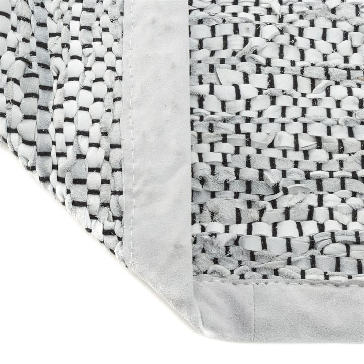 Leather Teppich 170 x 240cm, Light grey (hellgrau) Rug Solid