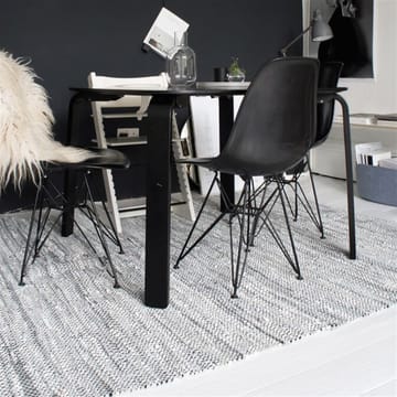 Leather Teppich 170 x 240cm - Light grey (hellgrau) - Rug Solid