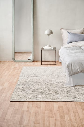 Leather Teppich 200 x 300cm - Beige - Rug Solid