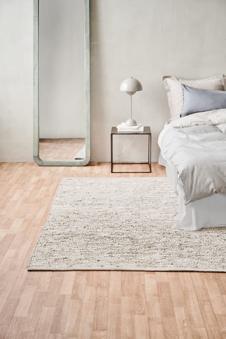 Leather Teppich 200 x 300cm, Beige Rug Solid