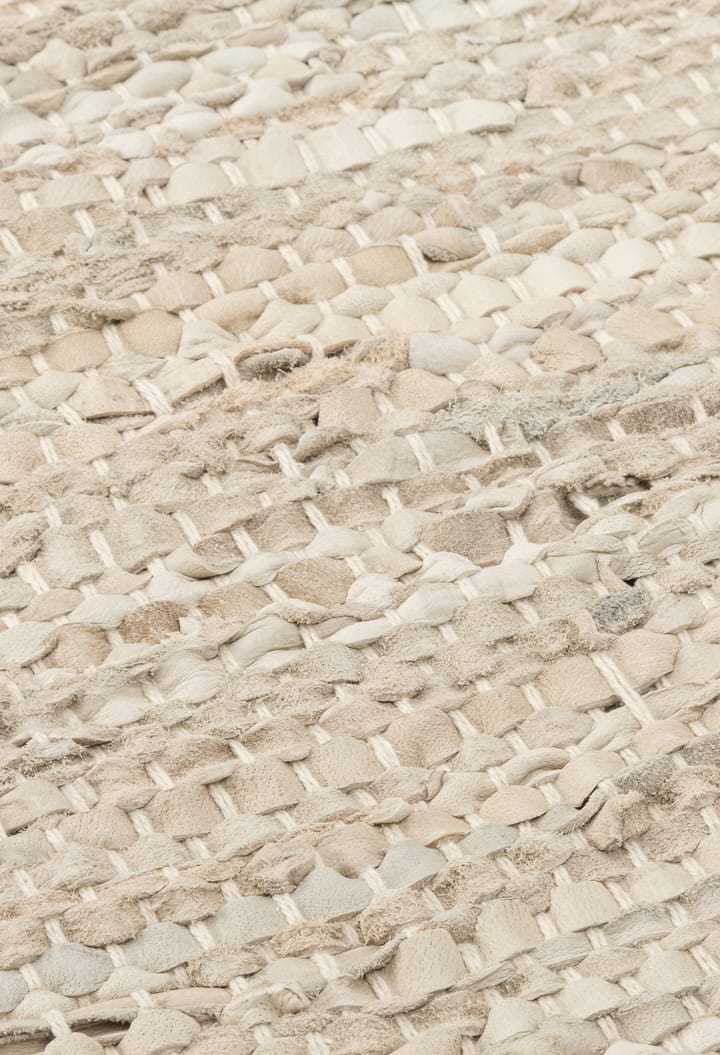 Leather Teppich 200 x 300cm, Beige Rug Solid