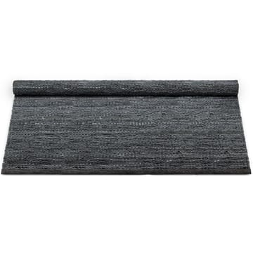 Leather Teppich 200 x 300cm - Dark grey (dunkelgrau) - Rug Solid