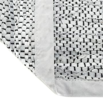 Leather Teppich 60 x 90cm - Light grey (hellgrau) - Rug Solid