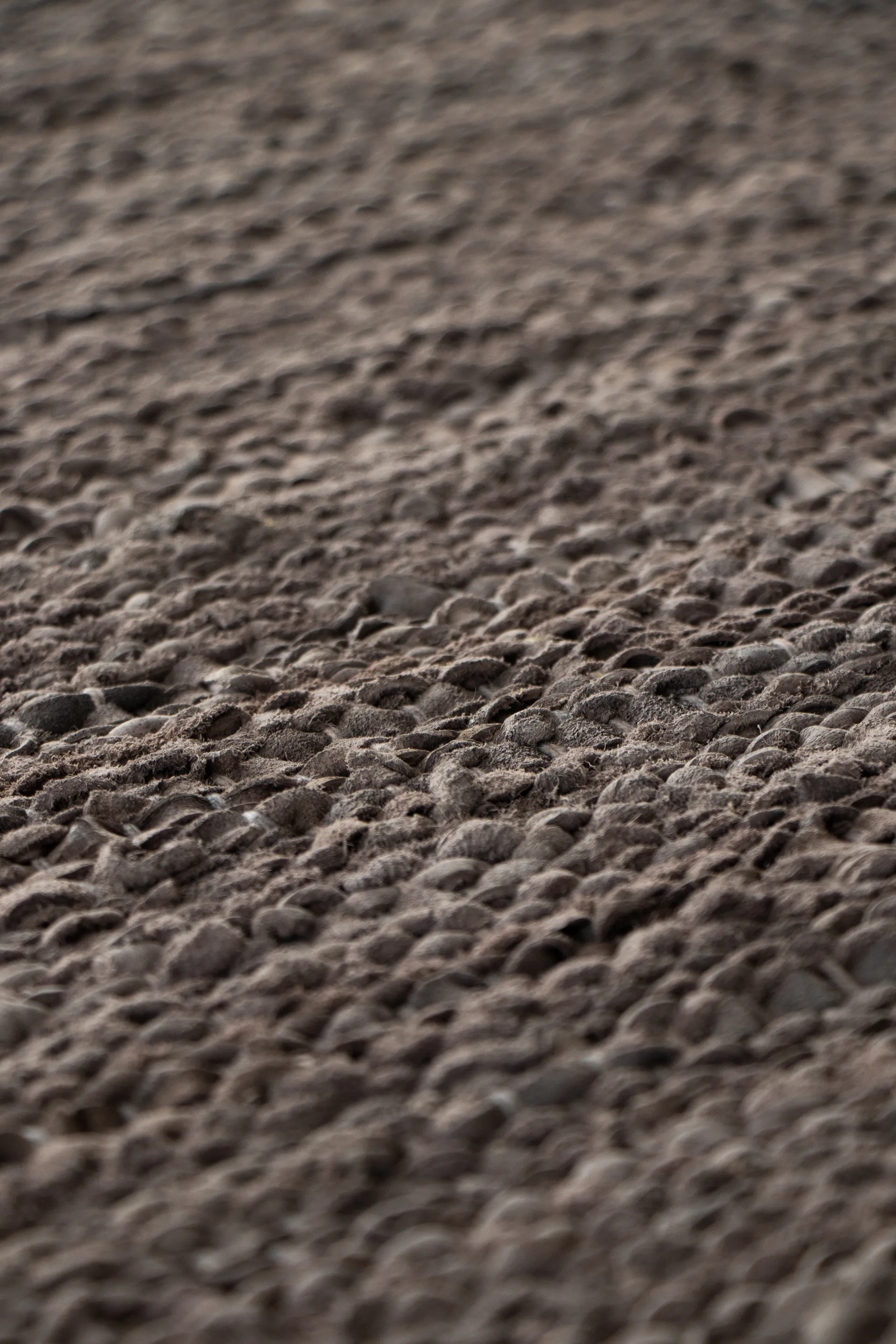Leather Teppich 65 x 135cm, Wood (braun) Rug Solid