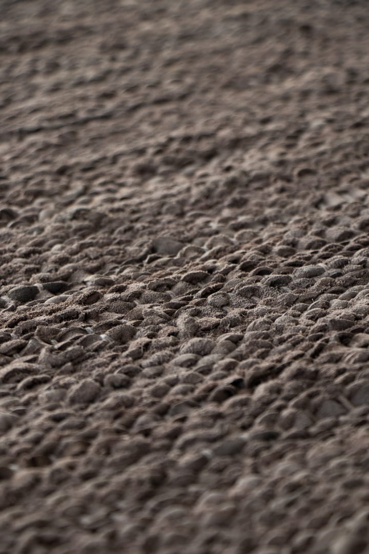 Leather Teppich 65 x 135cm - Wood (braun) - Rug Solid