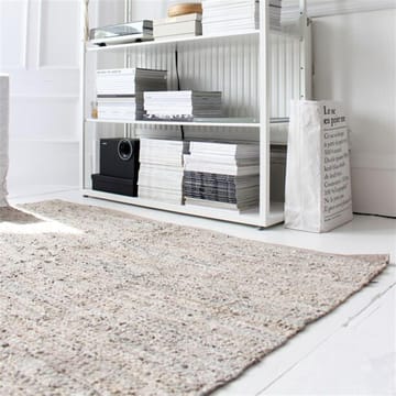 Leather Teppich 75 x 200cm - Beige - Rug Solid