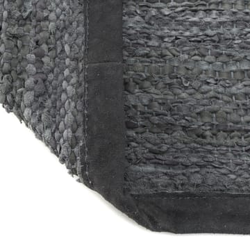 Leather Teppich 75 x 200cm - Dark grey (dunkelgrau) - Rug Solid