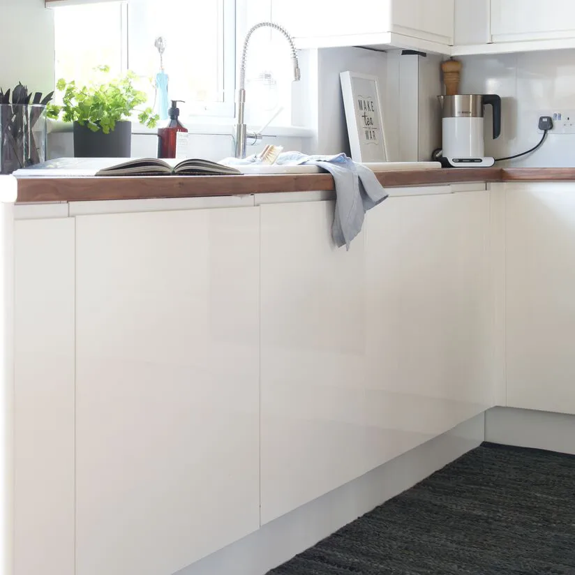 Leather Teppich 75 x 300cm, Dark grey (dunkelgrau) Rug Solid