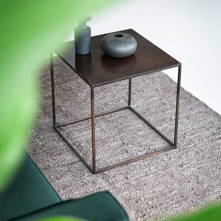 Leather Teppich 75 x 300cm, Wood (braun) Rug Solid