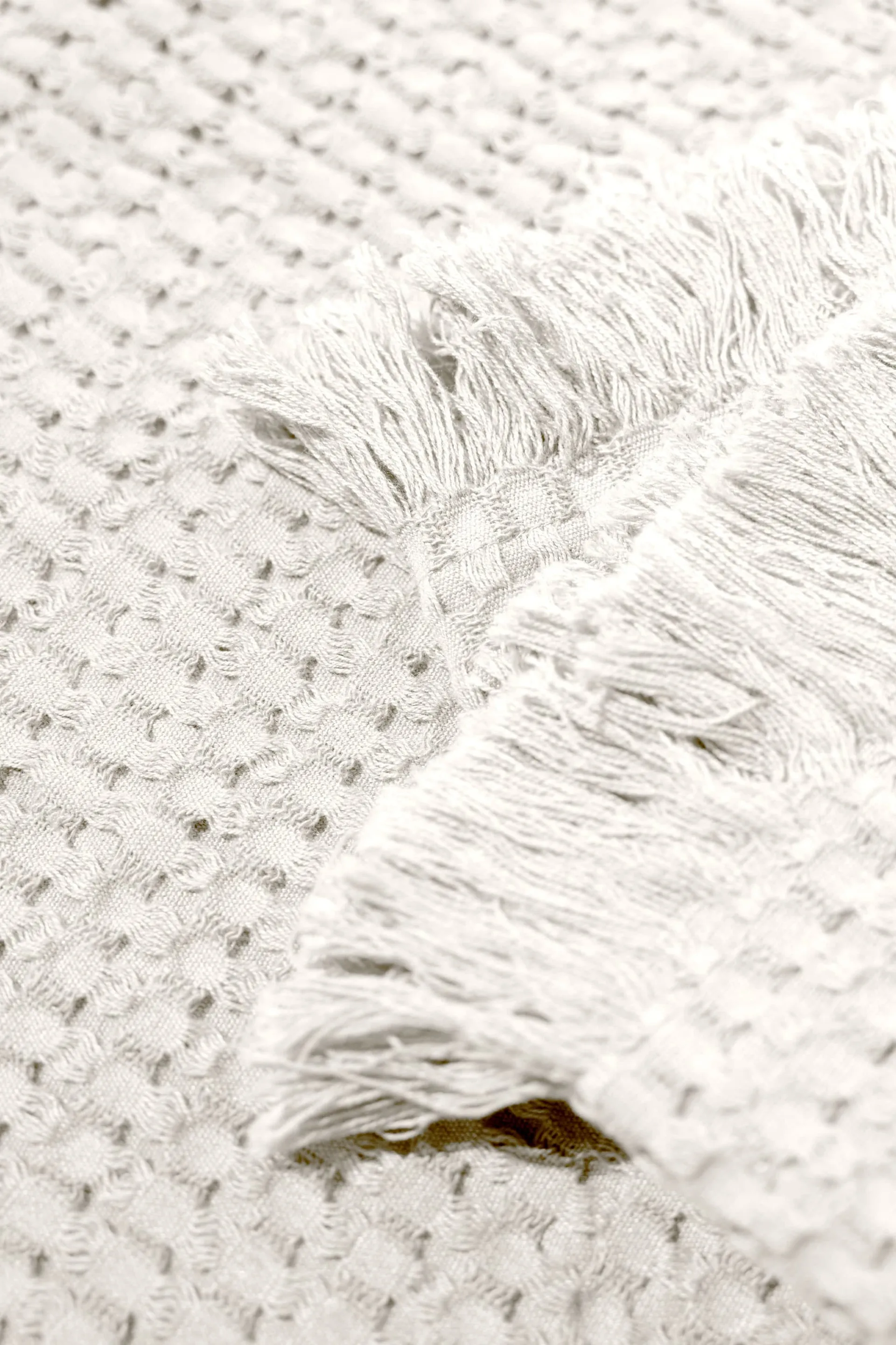 Stockholm Baumwolldecke 130x180cm, Champagne beige Rug Solid