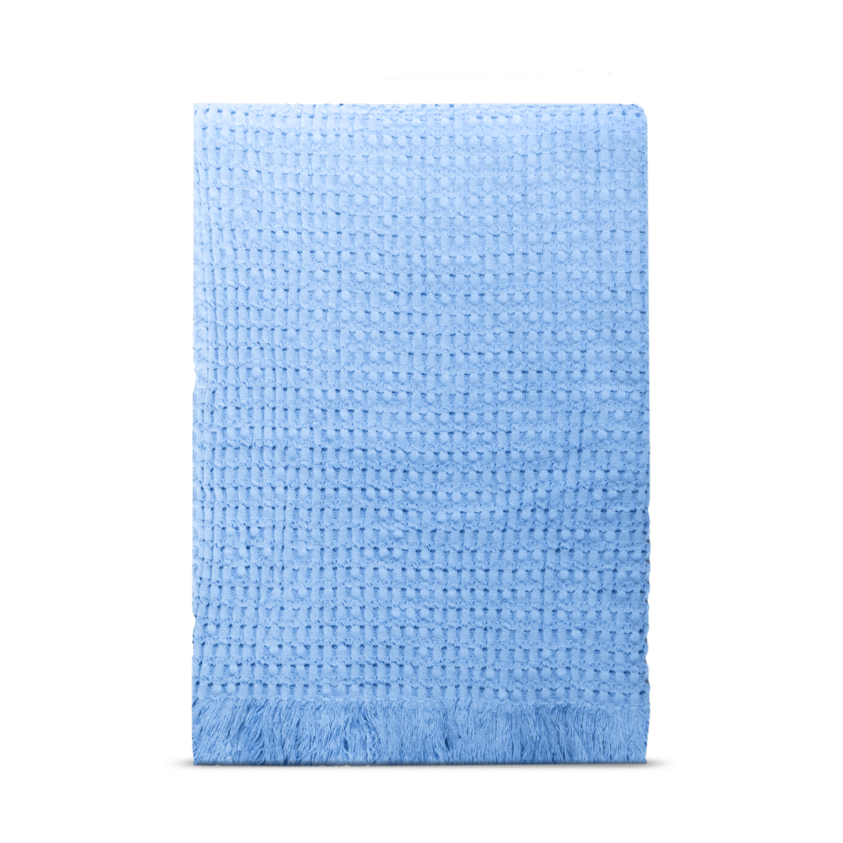 Rug Solid Stockholm Baumwolldecke 130x180cm Millenium blue