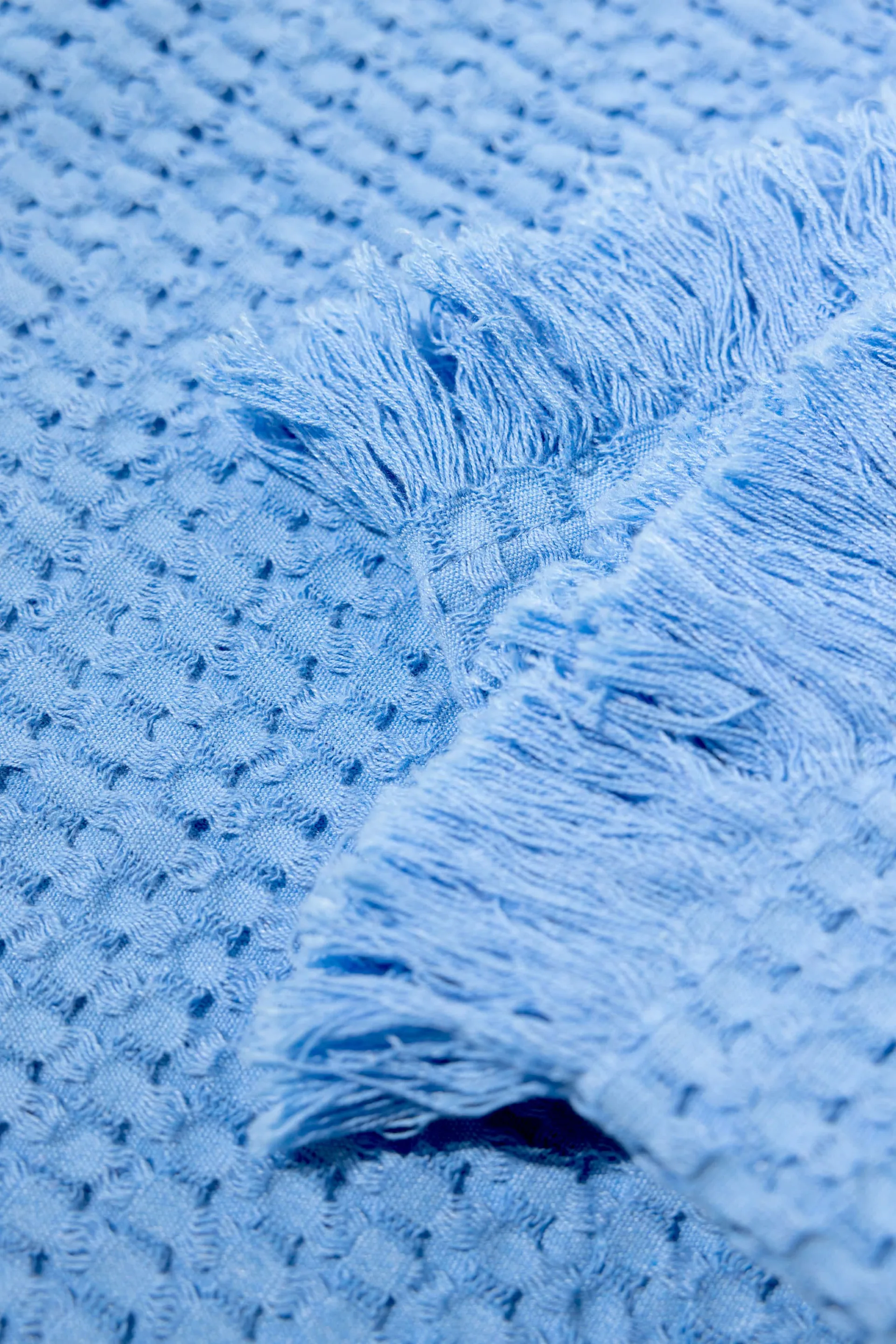 Stockholm Baumwolldecke 130x180cm, Millenium blue Rug Solid