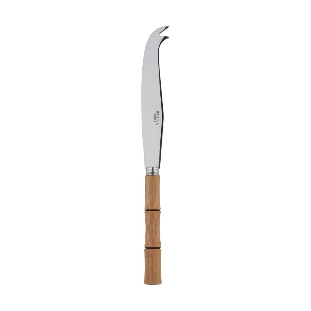 Bamboo shape Käsemesser 16 cm, Light wood laminated SABRE Paris