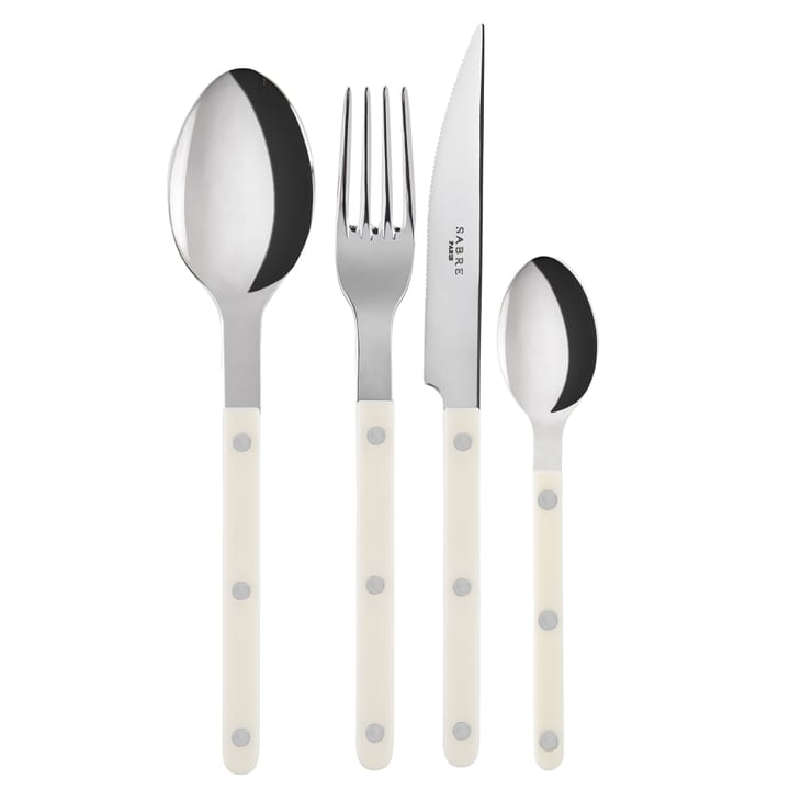 Bistrot Besteck shiny 24 Teile - Ivory - SABRE Paris