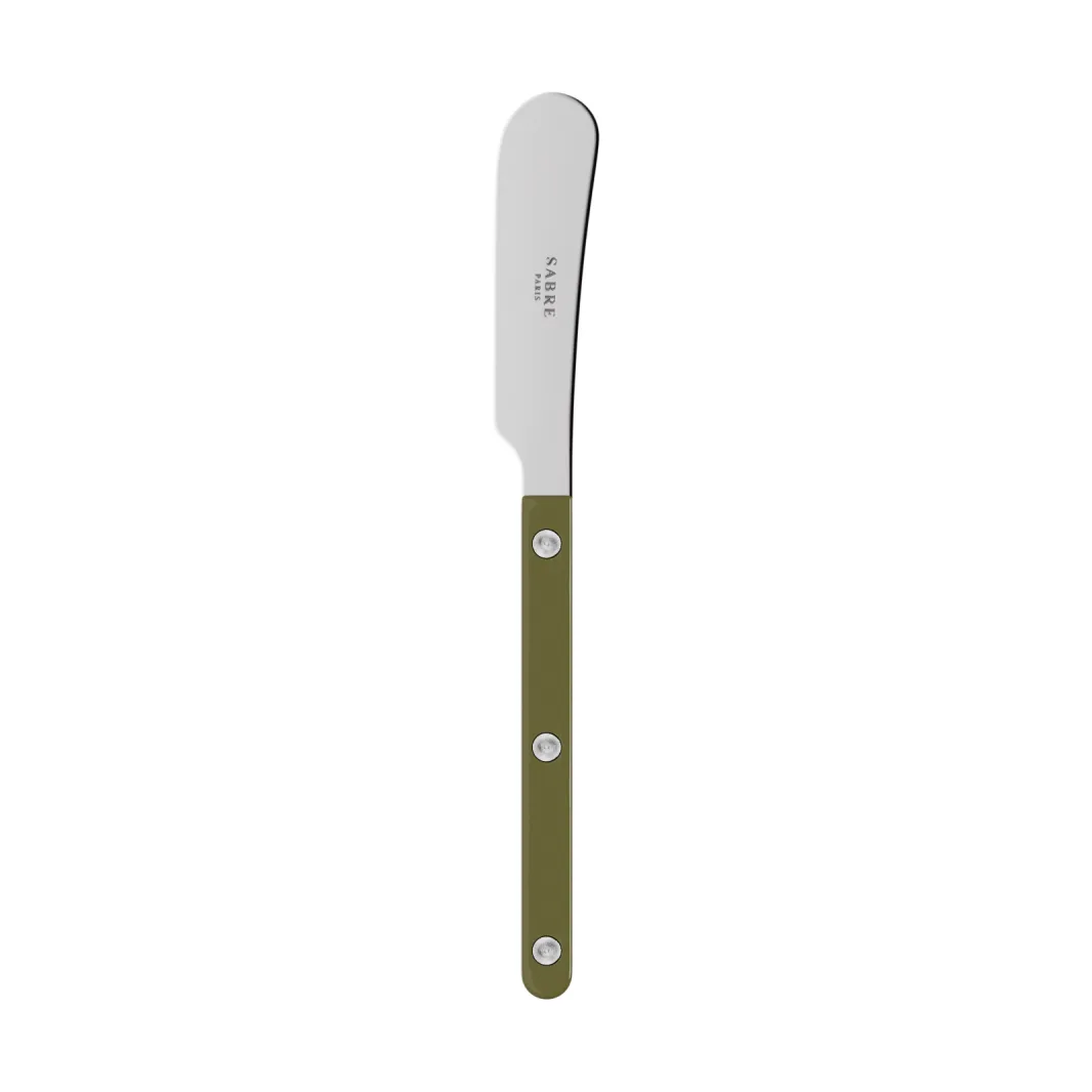 Bistrot solid Buttermesser 14 cm, Green fern SABRE Paris