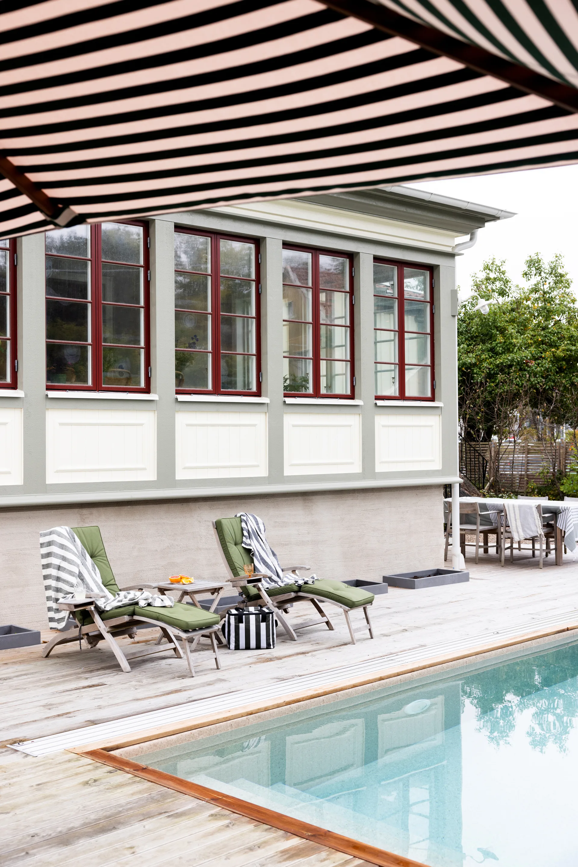 City Kühltasche groß 20 L, Grün-weiß Sagaform