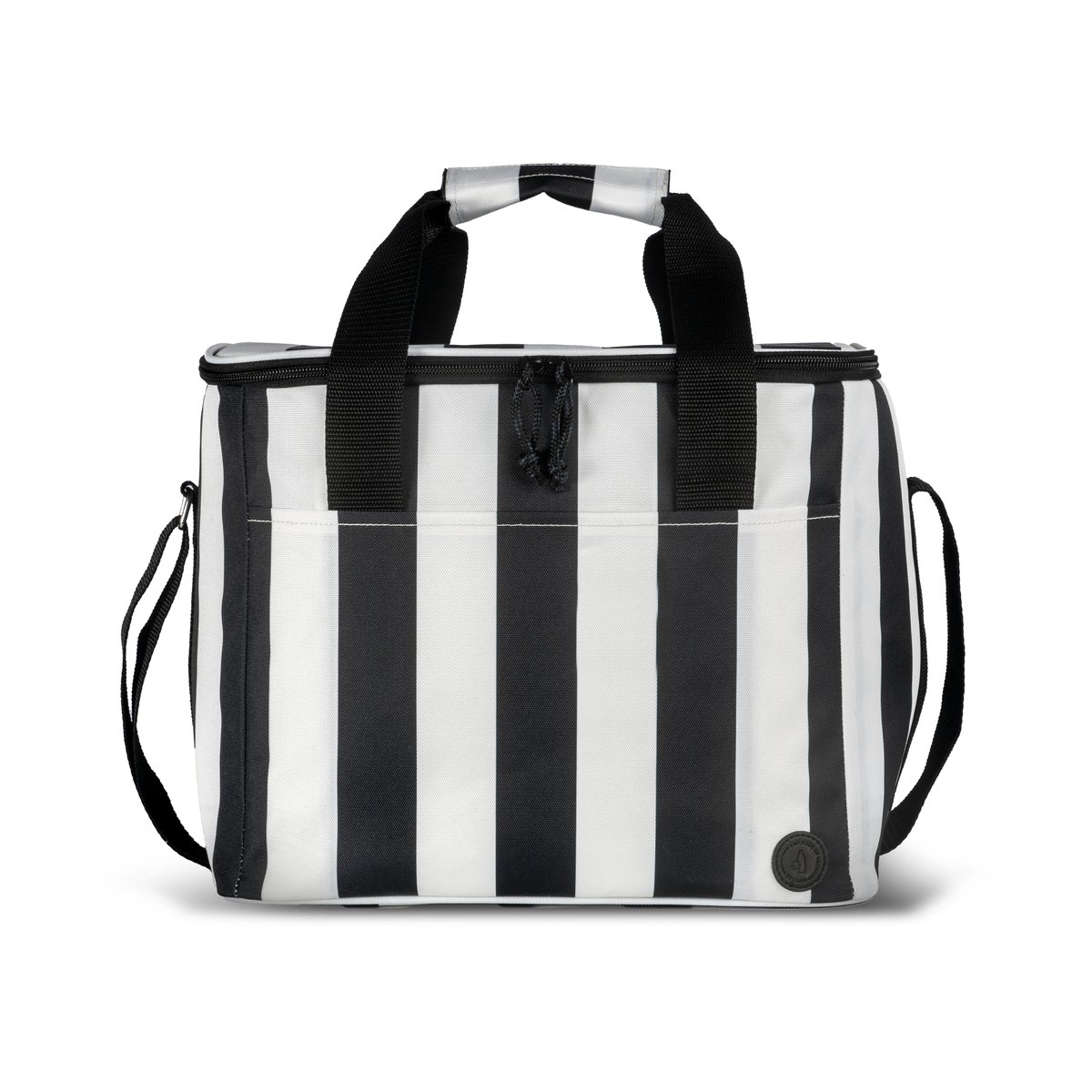 Sagaform City Kühltasche groß 20 L Schwarz-weiß