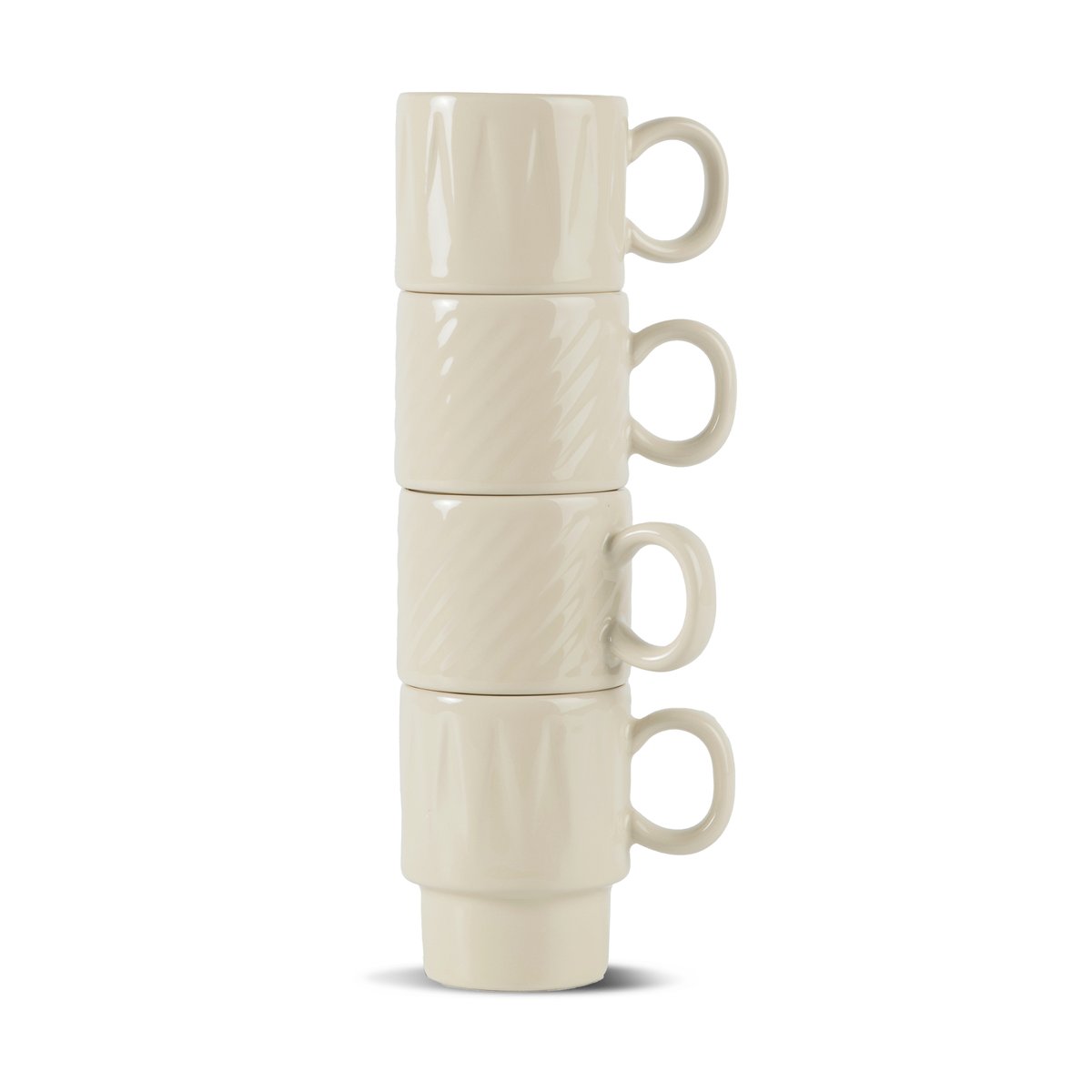 Sagaform Coffee & More Espressotasse 4er Pack Beige