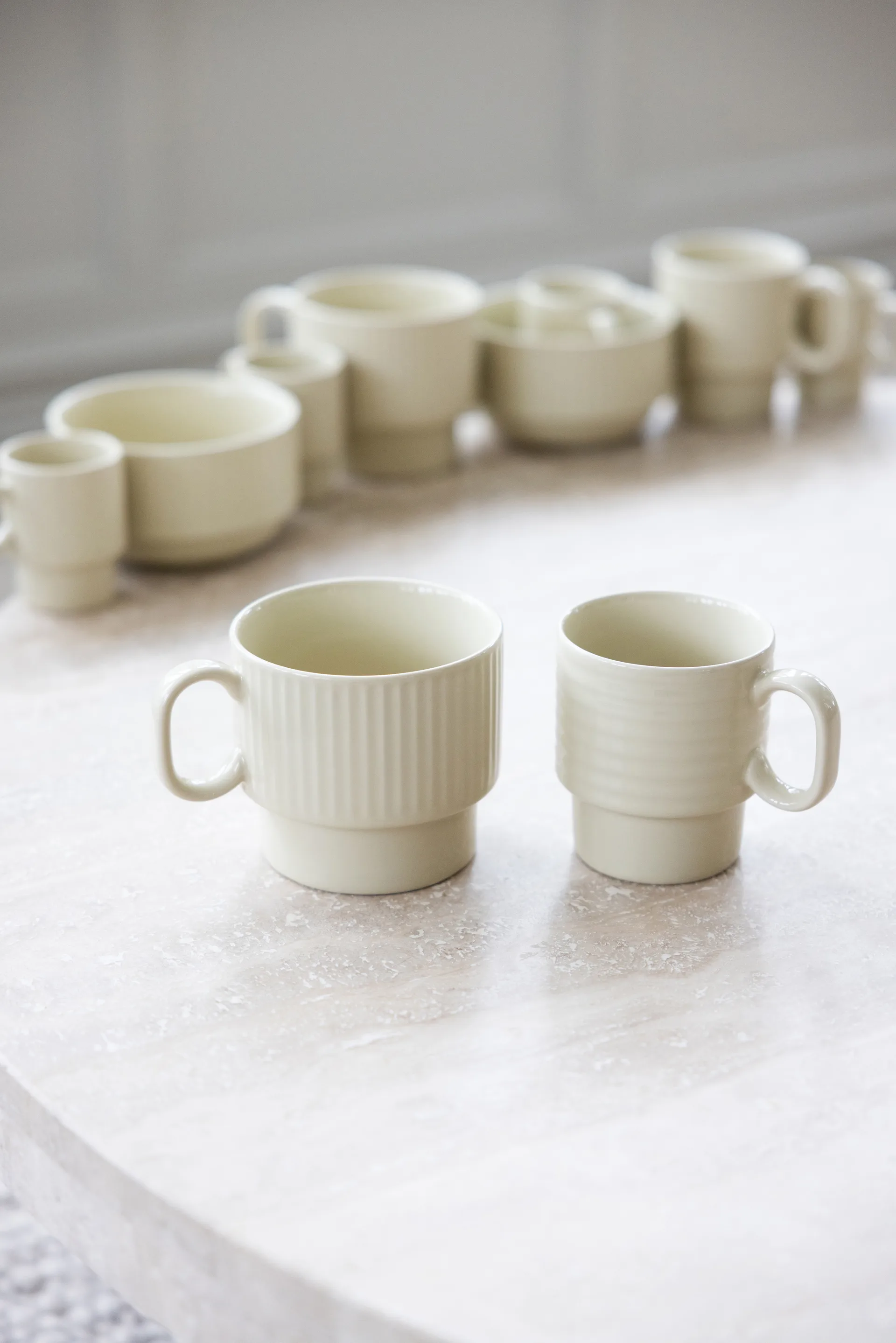 Coffee & More Kaffeetasse 2er Pack, Beige Sagaform