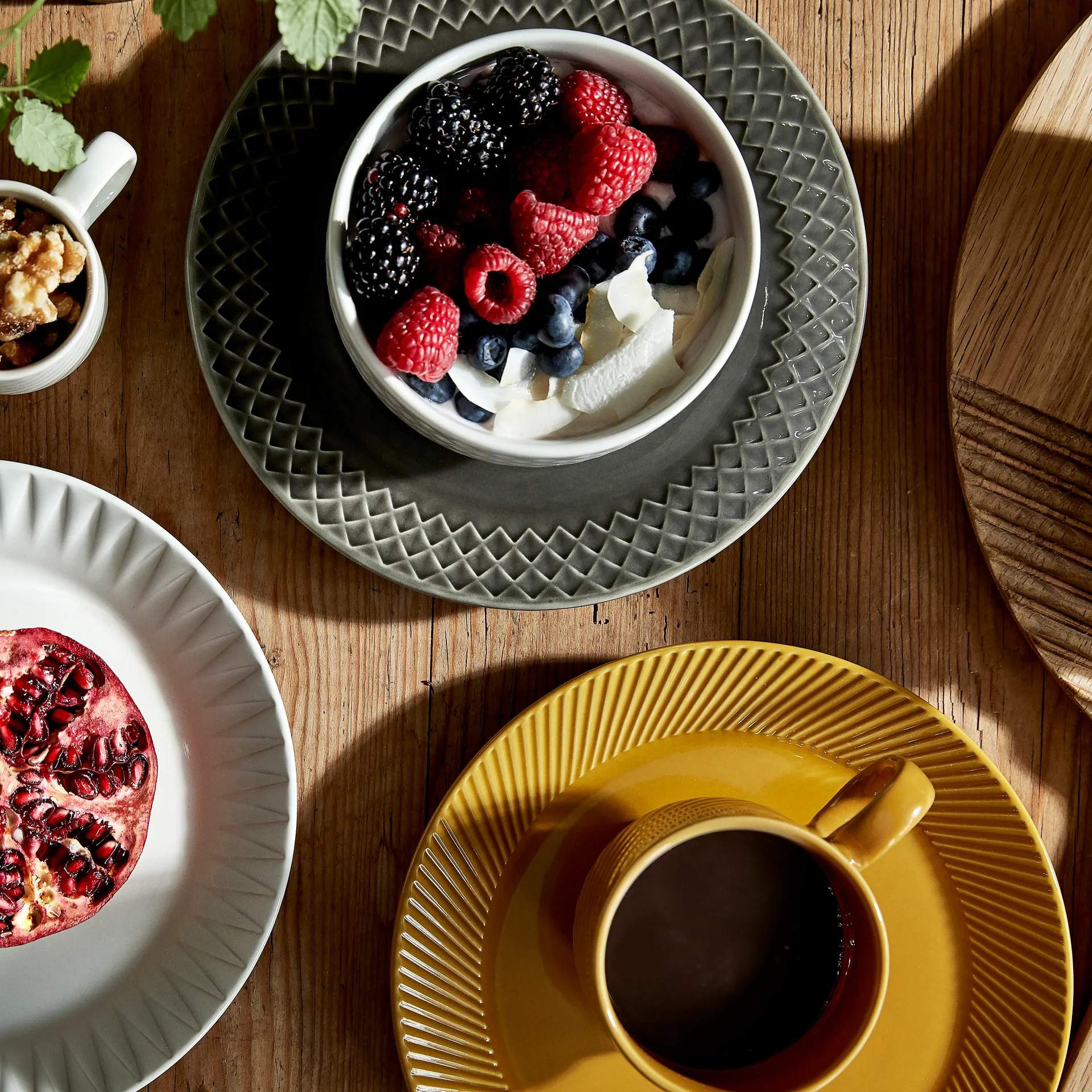 Coffee & More kleiner Teller, Gelb Sagaform