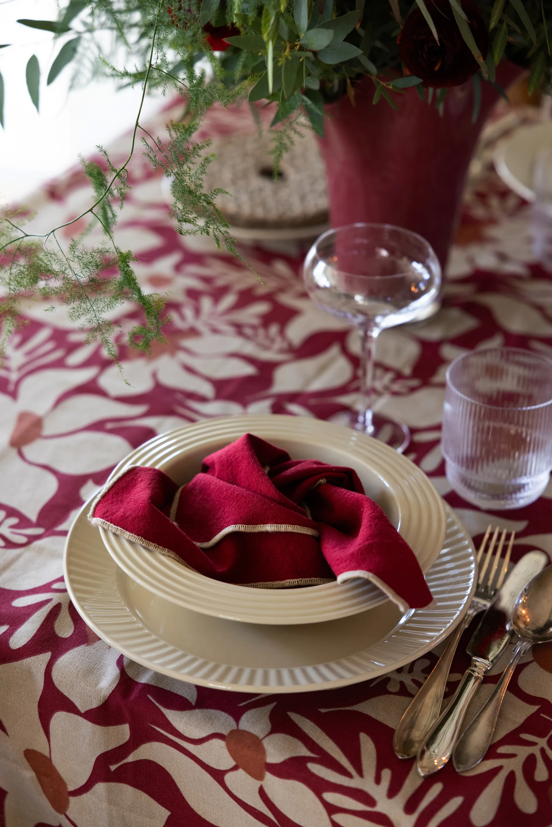 Coffee & More tiefer Teller Ø22 cm, Beige Sagaform