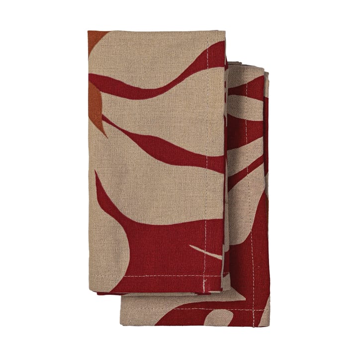 Edith Küchentuch 50x70 cm 2er-Pack - Weinrot - Sagaform