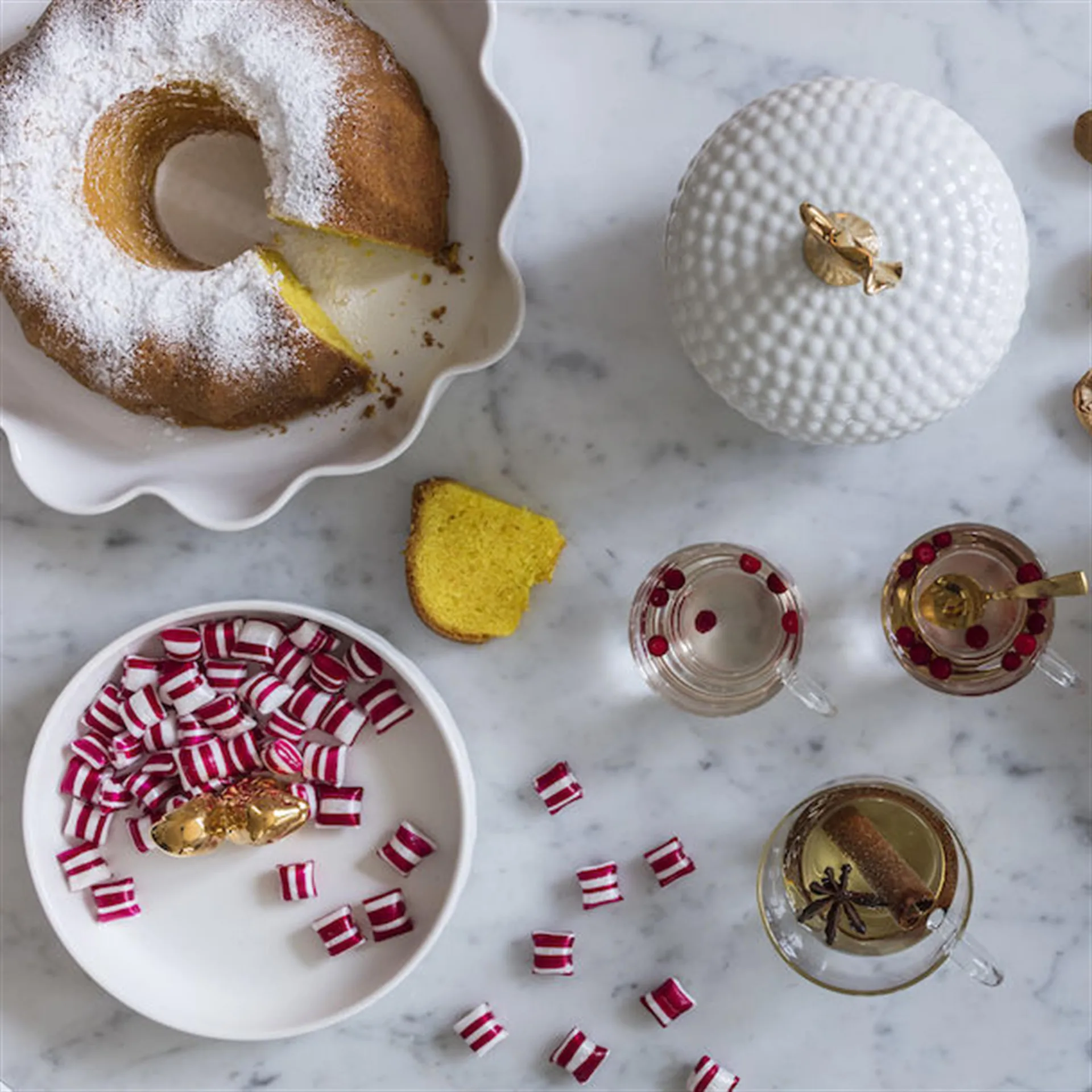 Ekorre Servierschale, Gold Sagaform