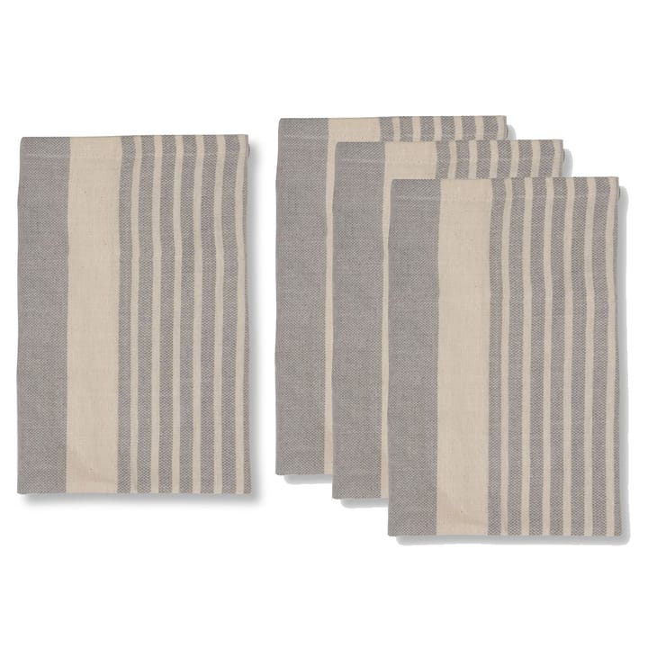 Ella Hamam Stoffserviette 4er Pack - Beige - Sagaform