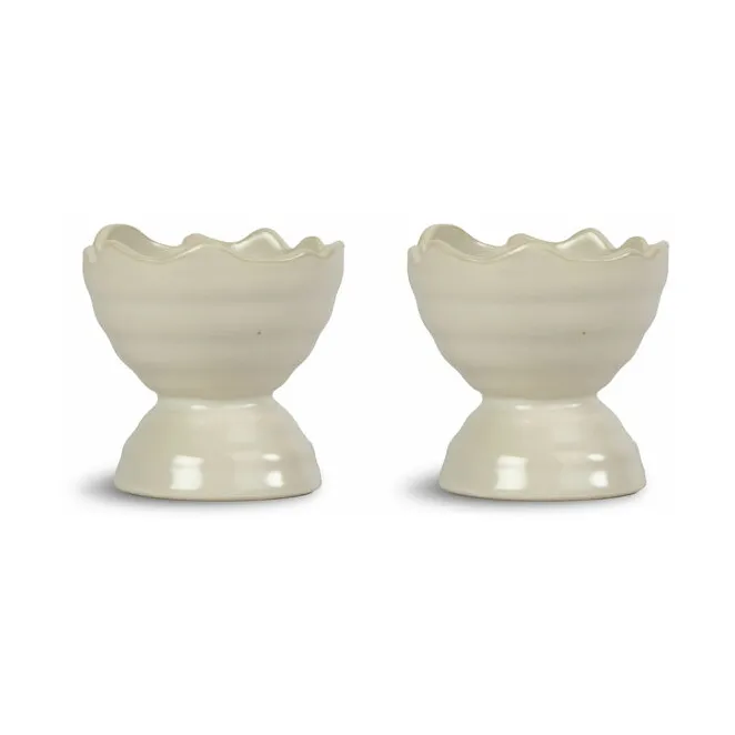 Ellen Eierbecher 2er Pack, Creme Sagaform