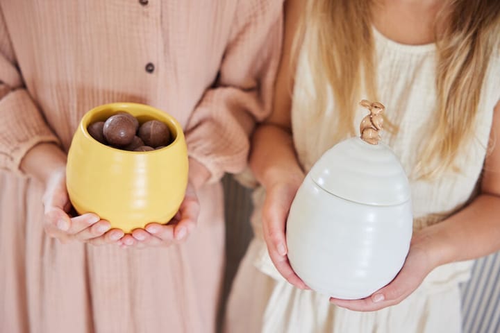 Ellen Harzgefäß mit Deckel Ø11,5 cm, Creme Sagaform