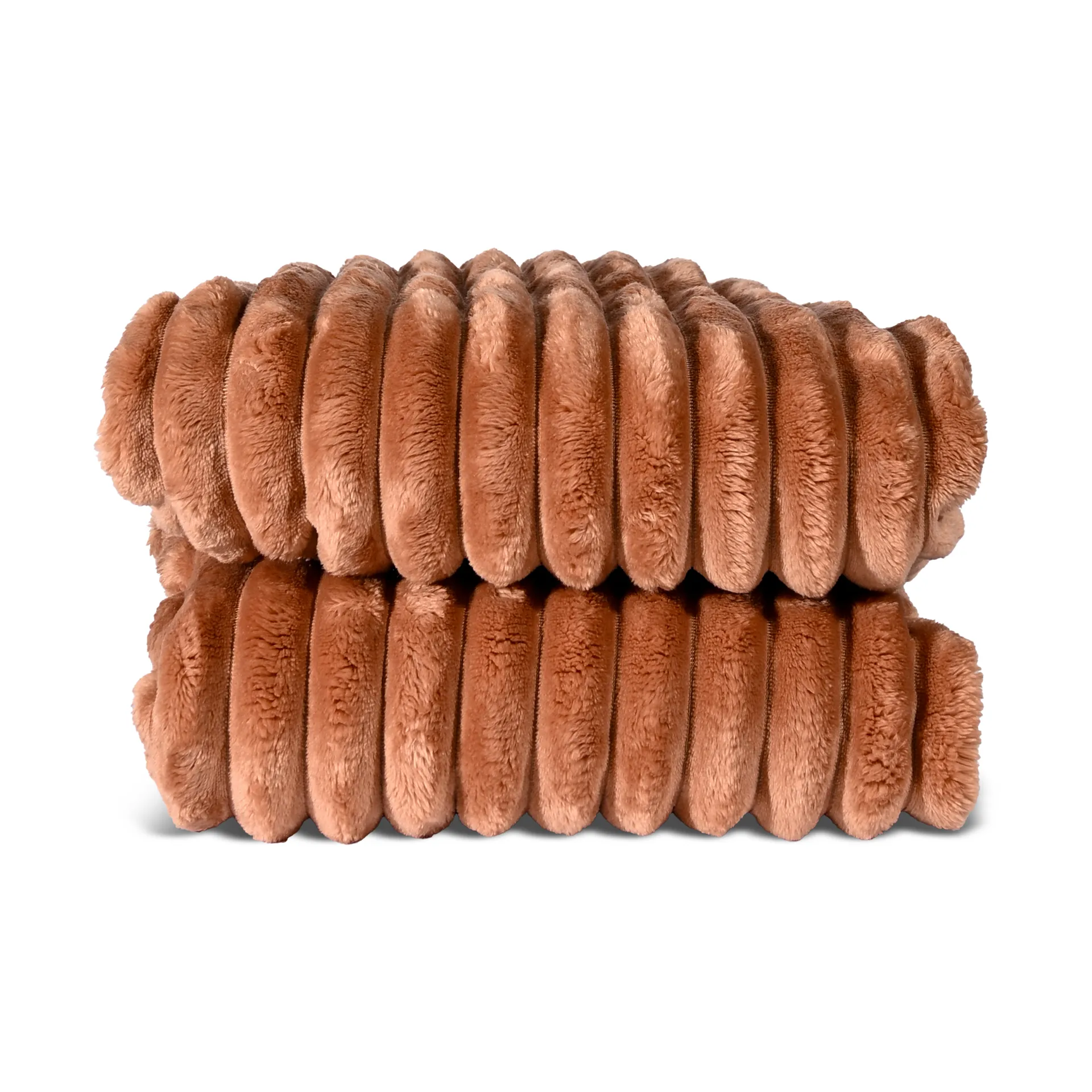 Esther Fleece-Wolldecke, Hellbraun Sagaform