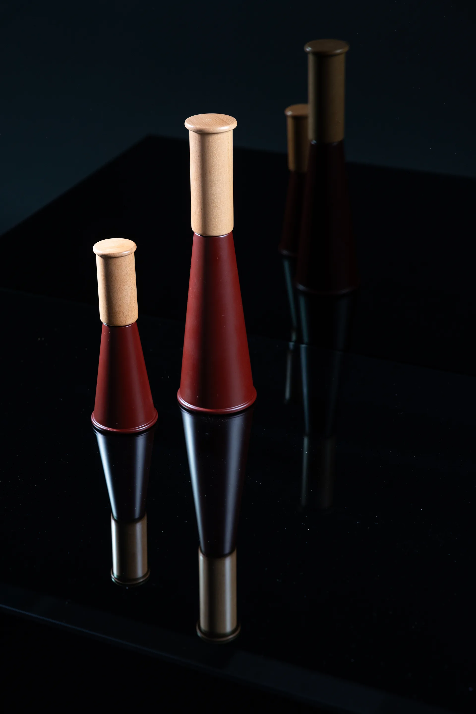 Gurken Salz- und Pfeffermühle groß 32 cm, Rot-braun Sagaform