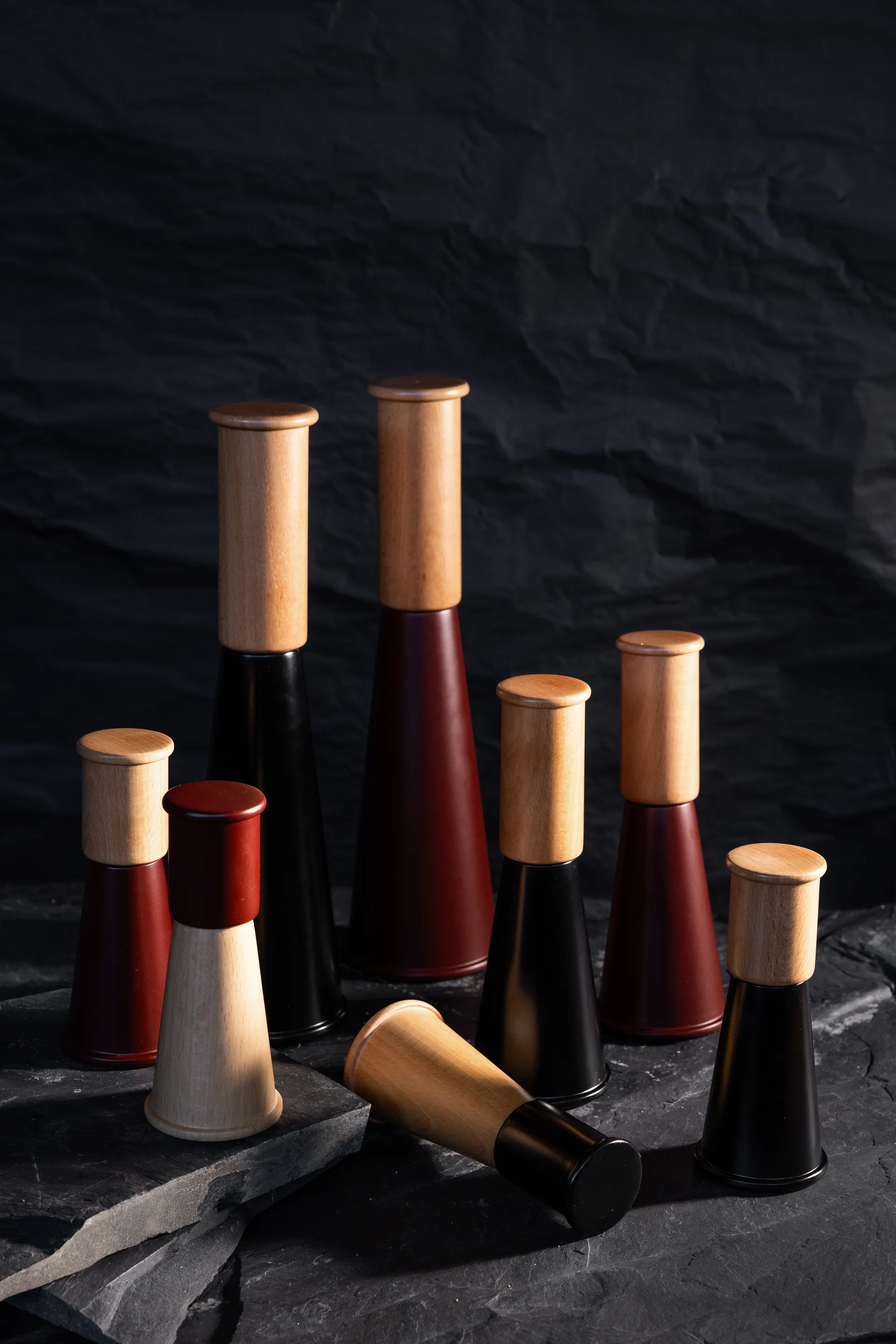 Gurken Salz- und Pfeffermühle groß 32 cm, Schwarz-braun Sagaform